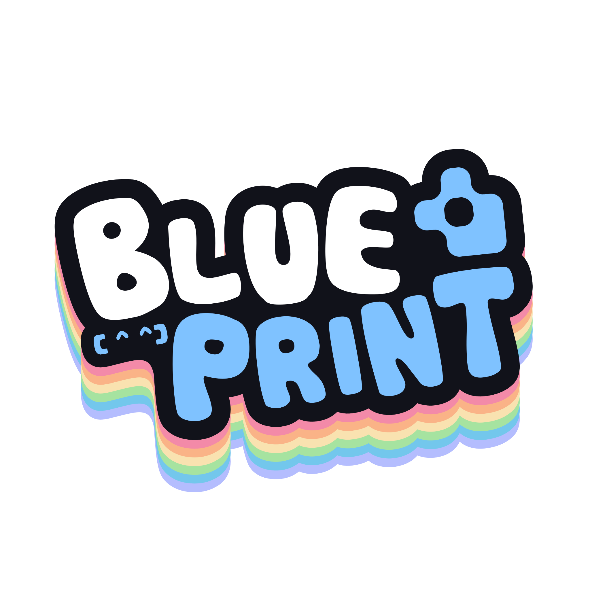 Blueprint "Kawaii" Logo